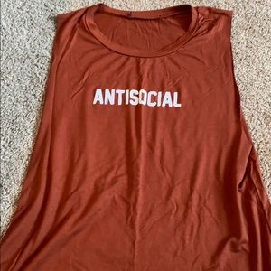 Antisocial muscle tank
